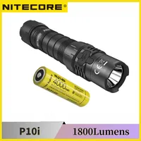 NITECORE P10i Flashlight USB-C Rechargeable 1800 Lumens i-Generation 21700 Tactical USB-C Direct Charging Law Enforcement Torch