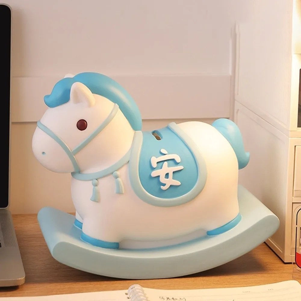 Anti Drop Horse Year Piggy Bank Decorative Large Capacity Cartoon Horse Money Boxes Collectible Savings Tank