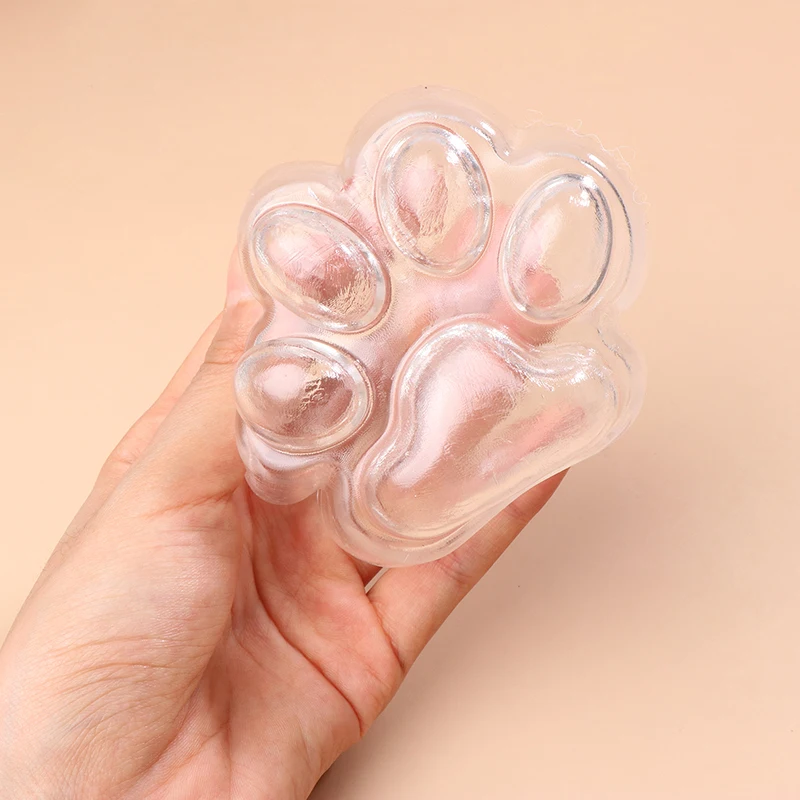 Transparent Cat Claw Hollow Ball Leather Gold Powder Maltose Ball Toy Squeeze To Relieve Stress