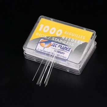 إبرة الوشم الفولاذ المقاوم للصدأ إبرة تلميح 0.30-0.50 مللي متر إبرة الحرير التطريز الإبر المهنية معدات الوشم الملحقات