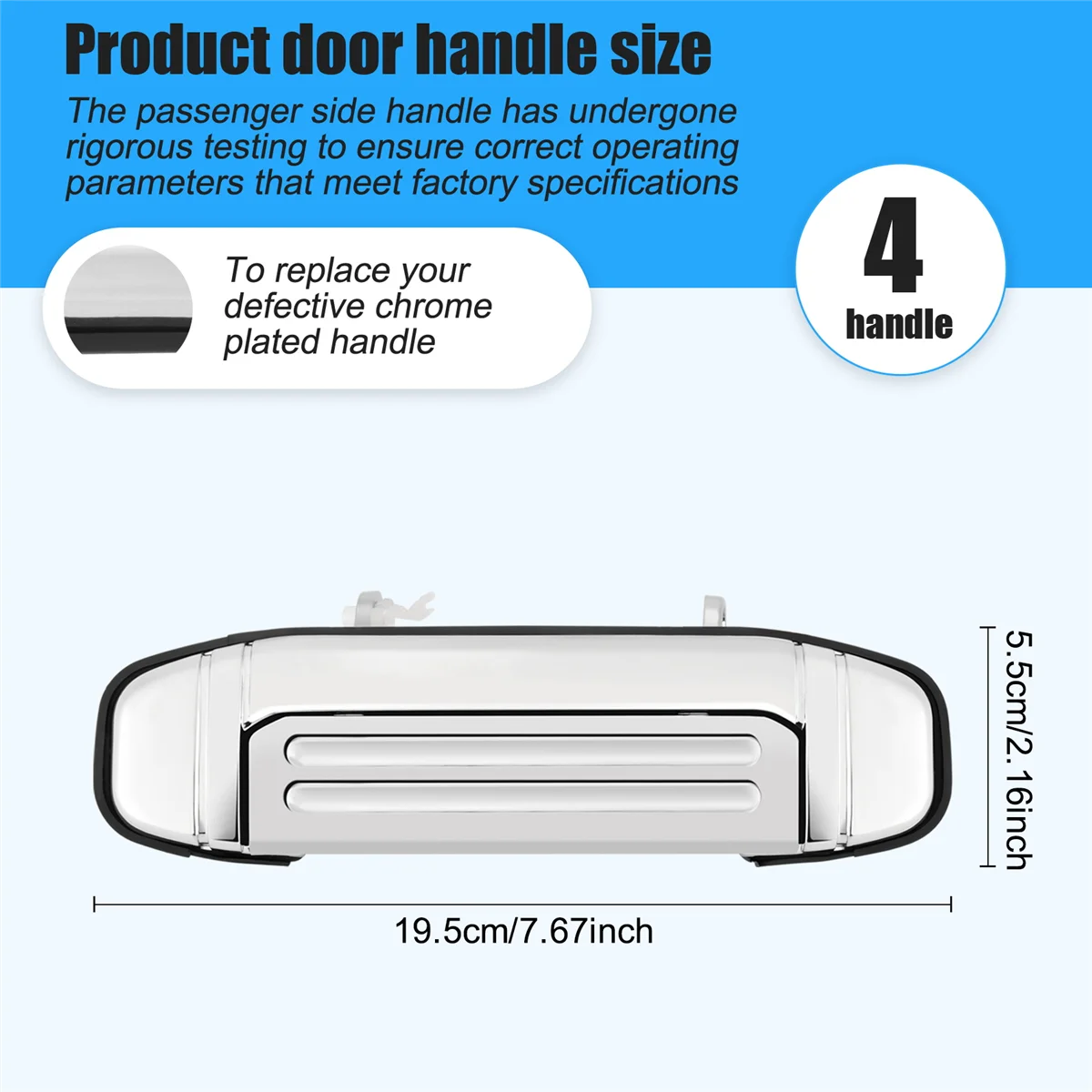 

# 595C Автомобильные хромированные дверные ручки, аксессуары для Mitsubishi Pajero 1992 1993 1994 1995 1996 1997 (покрытие)