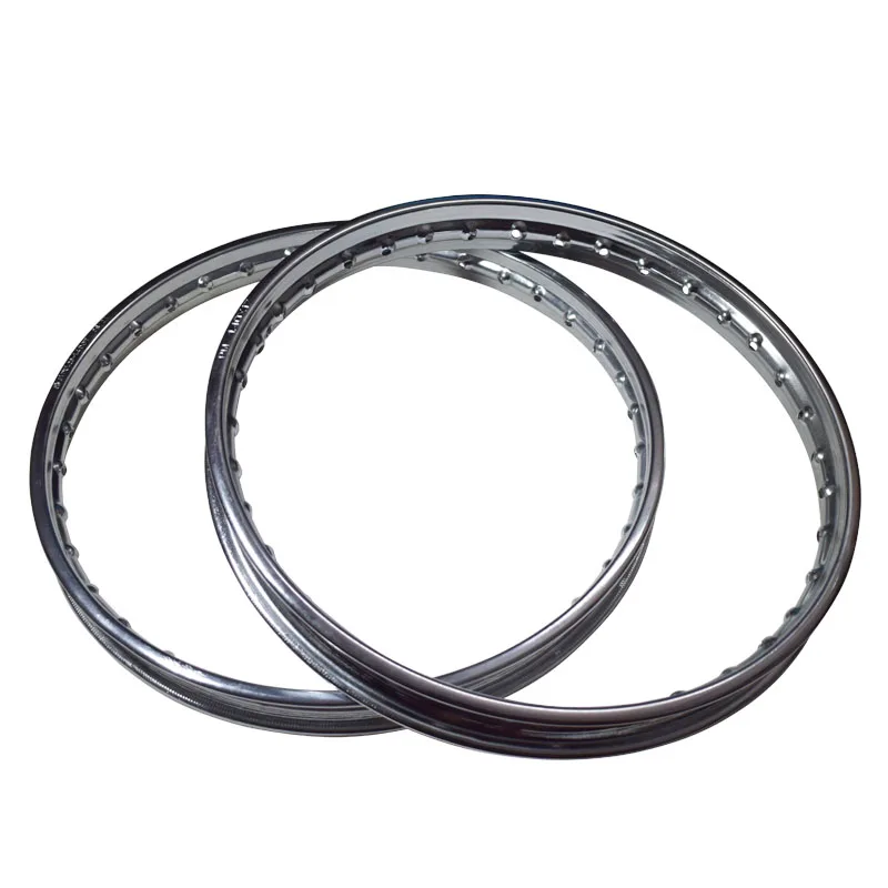 

2Pcs Motorcycle Wheel Rim Front 1.60-21 Rear 2.15-18 for Honda Jialing Zongsheng Lifan JH125L XL125 XL200 ZS125GY Dirtbike Rims