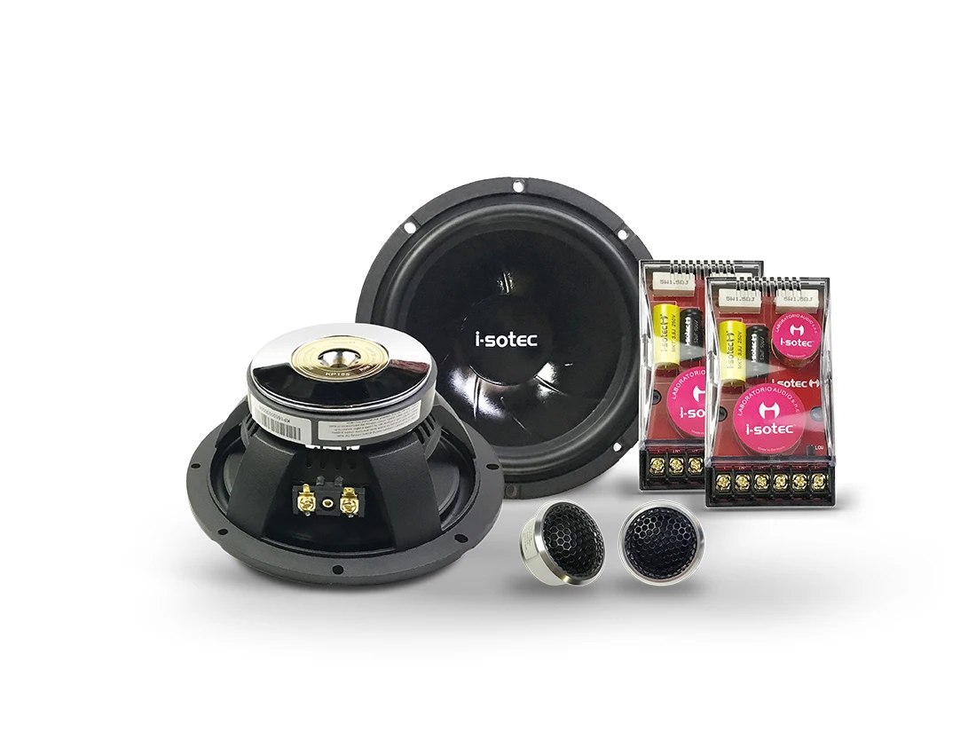 German i-sotec car audio KP165 two-frequency set of speakers 6.5-inch car audio horn retrofit