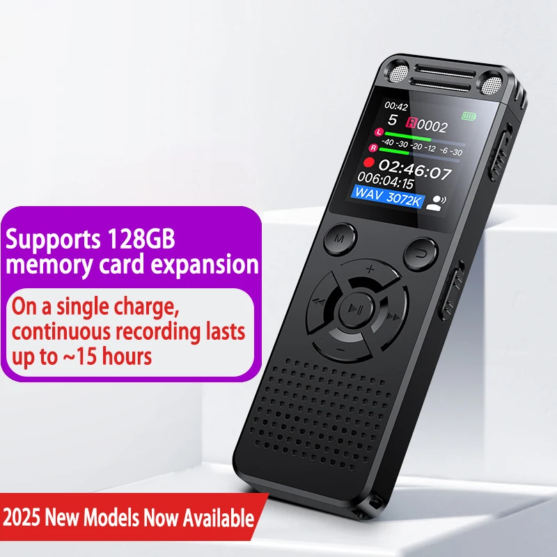 Mini grabadora de voz, dictáfono de línea activado por sonido, controlador Flash USB 3072K, reducción de ruido sin pérdidas, reproductor MP3