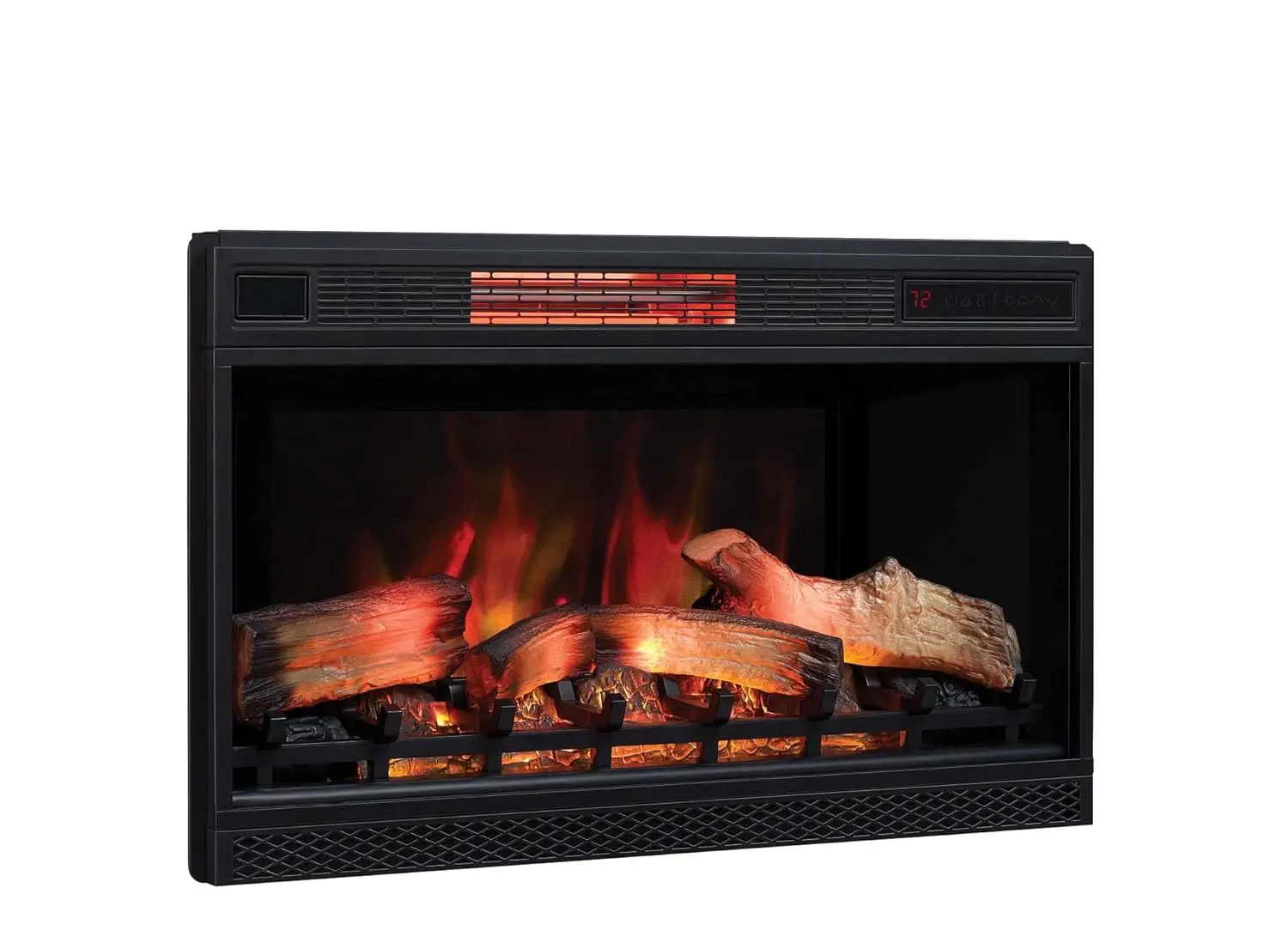 

32II042FGL 3D Infrared Quartz Fireplace Insert Plug and Safer Sensor, 32", Customized