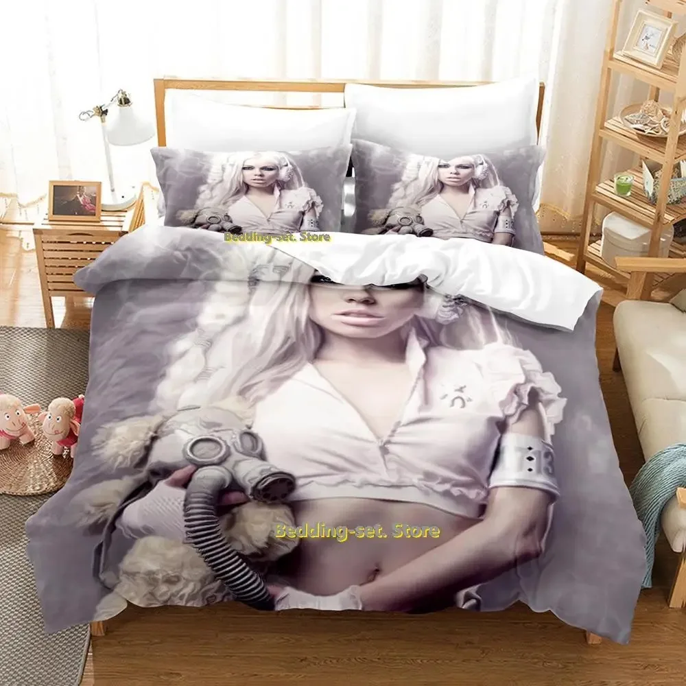 

Kawaii Kerli Bedding Set Single Twin Full Queen King Size Bed Set Adult Kid Bedroom Duvetcover Sets 3D Print Anime Bed Sheet Set