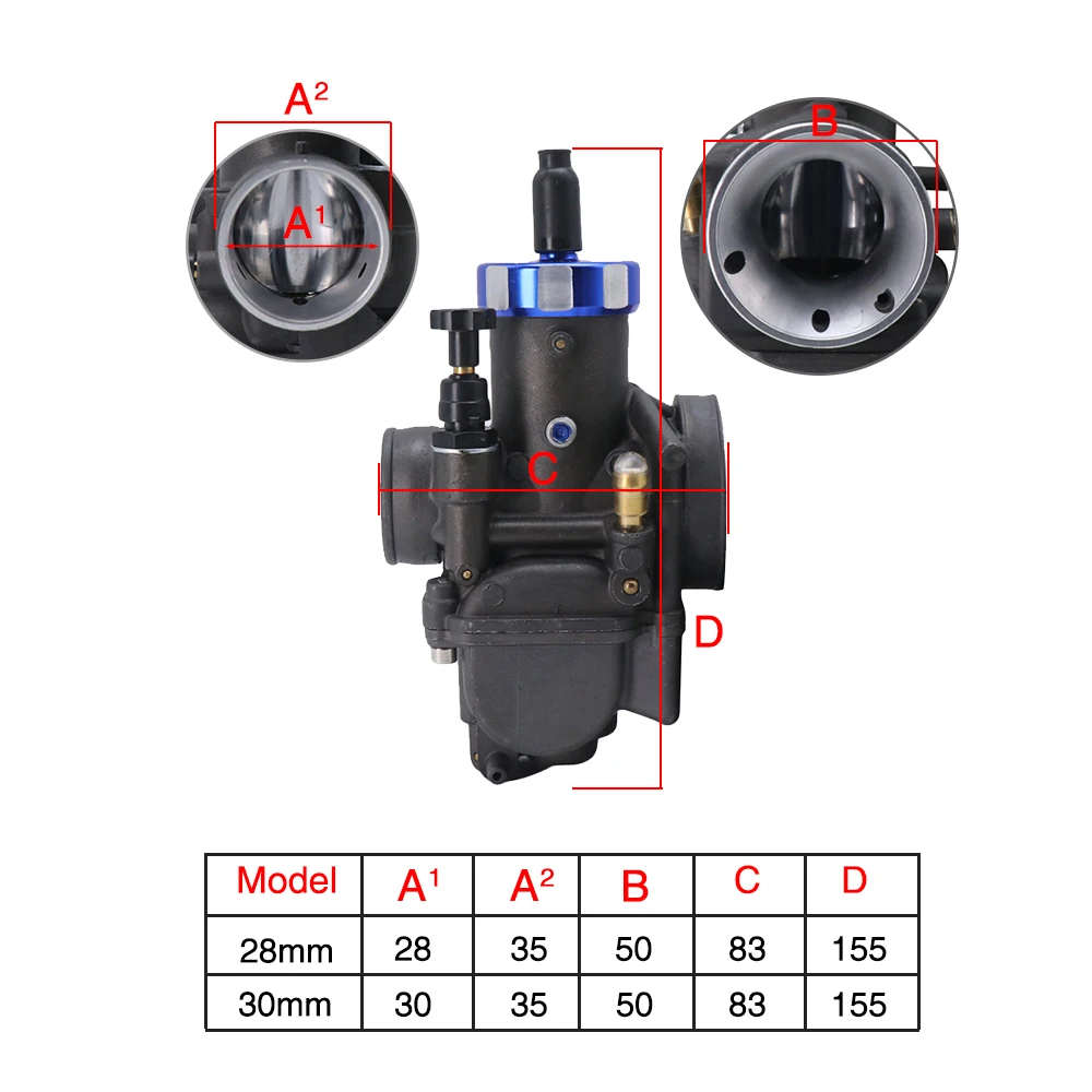 Racing PE28 Carburetor 28mm Carb For Keihin ATV Quad Pit Dirt Bike Motorbike Scooter off-Road Carburateur 100-150cc Carburador