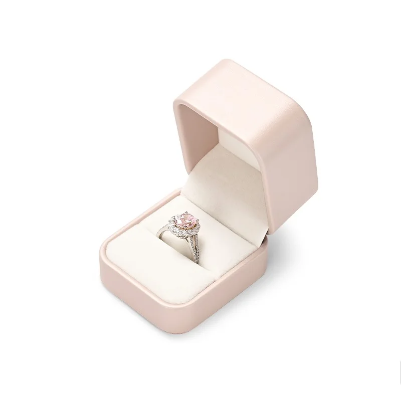 Oirlv Schmuckschatulle, Schmuck-Organizer, Ring, Ohrringe, Halskette, Anhänger, Armband, Aufbewahrungsbox, Verpackung, Geschenkbox für Hochzeit