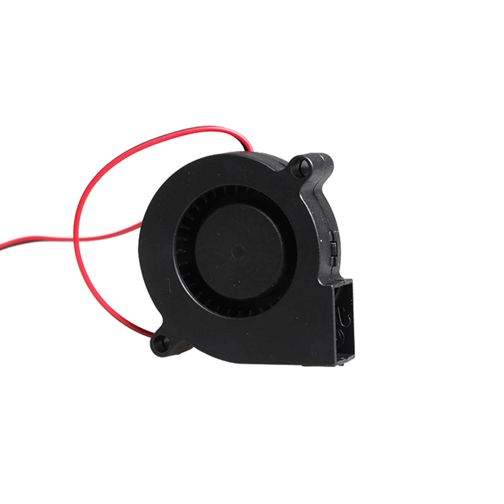 

Dc 12V 3D Printer Cooling Fan 18W 59Cfm 2200Rpm Black Blower for Hotend Heatsink Print Cooling Pbt Material Oil Bearing 18Dba