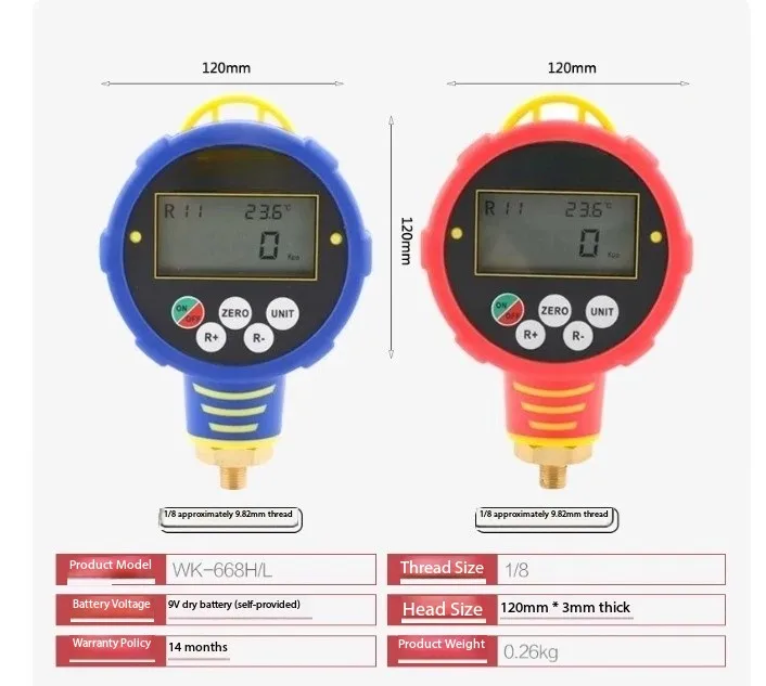 Pressure Meter Refr…