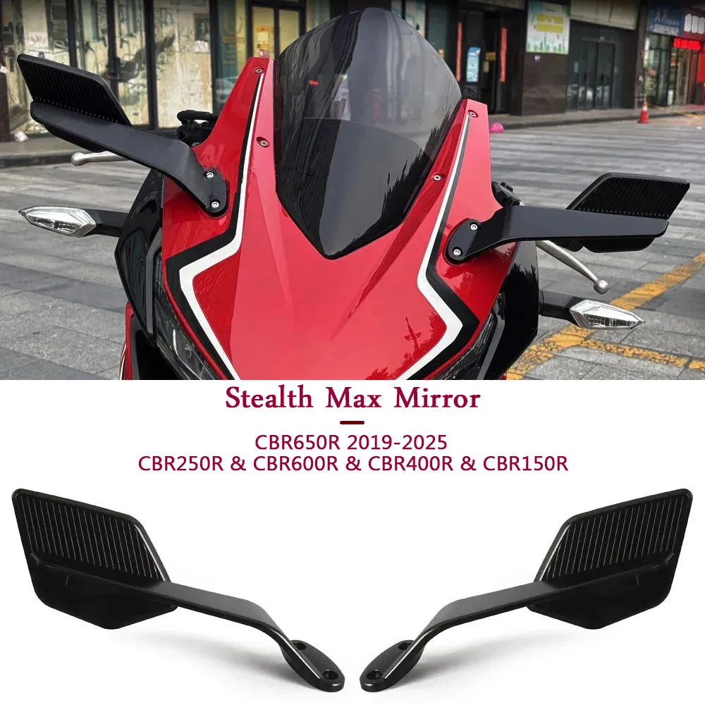 

CBR250R CBR600R новое зеркало заднего вида для мотоцикла, ветрокрыло, регулируемое зеркало заднего вида для Honda CBR650R 2019-2025 CBR400R CBR150R
