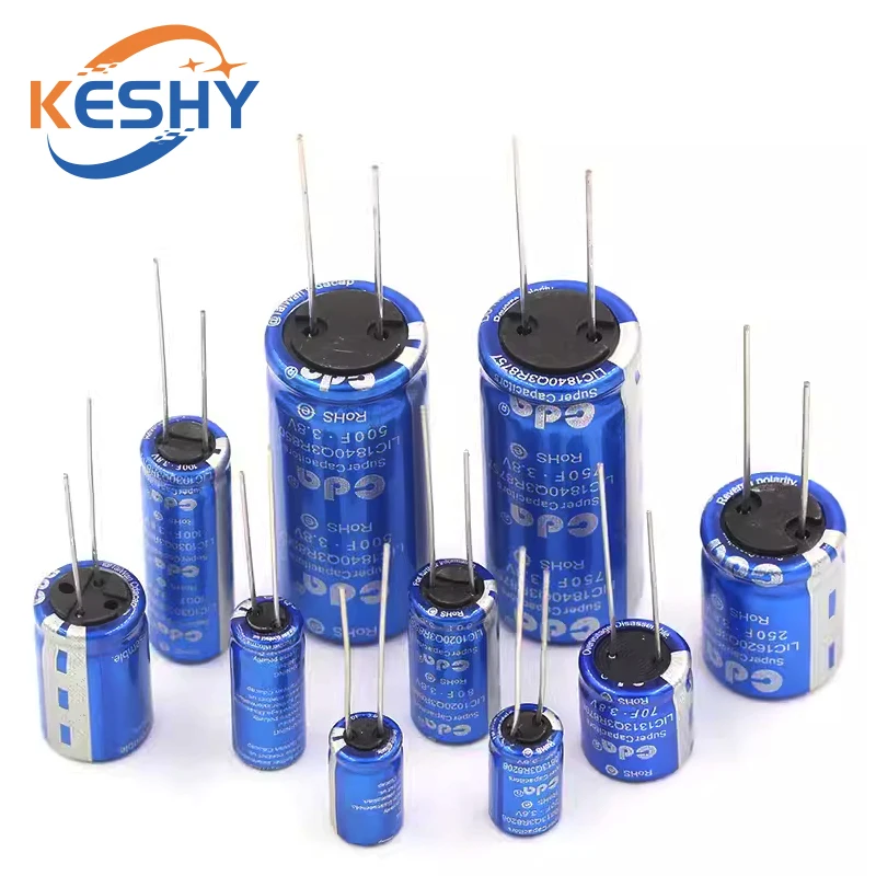 Farah Super Capacitor para Veículo, Viajando Gravador de Dados, 3.8V, CDA 10F 20 40F 70F 100F 120F 250F 500F 750F