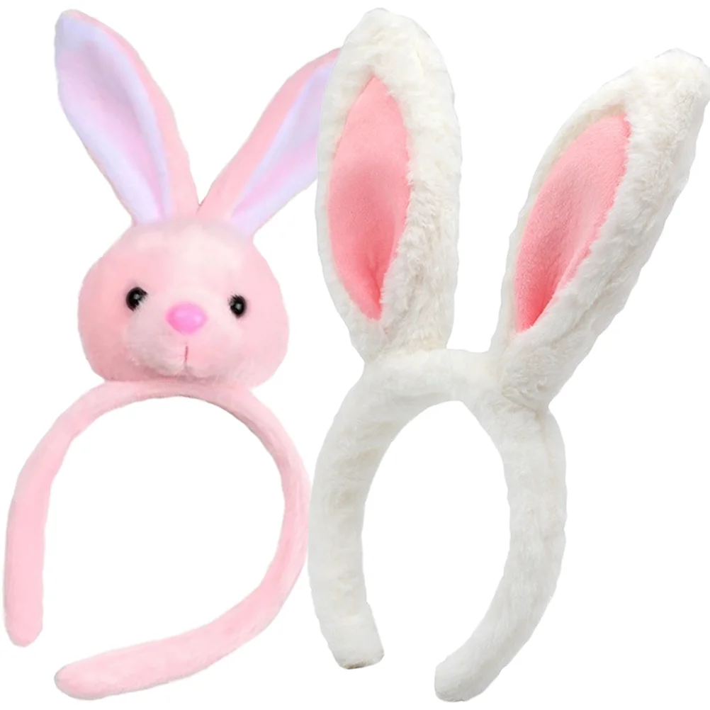 Bunny Ear Headband Rabbit Costume Comfortable Easter Headbands Party Decor Lovely Exquisite Ears Cartoon Hair