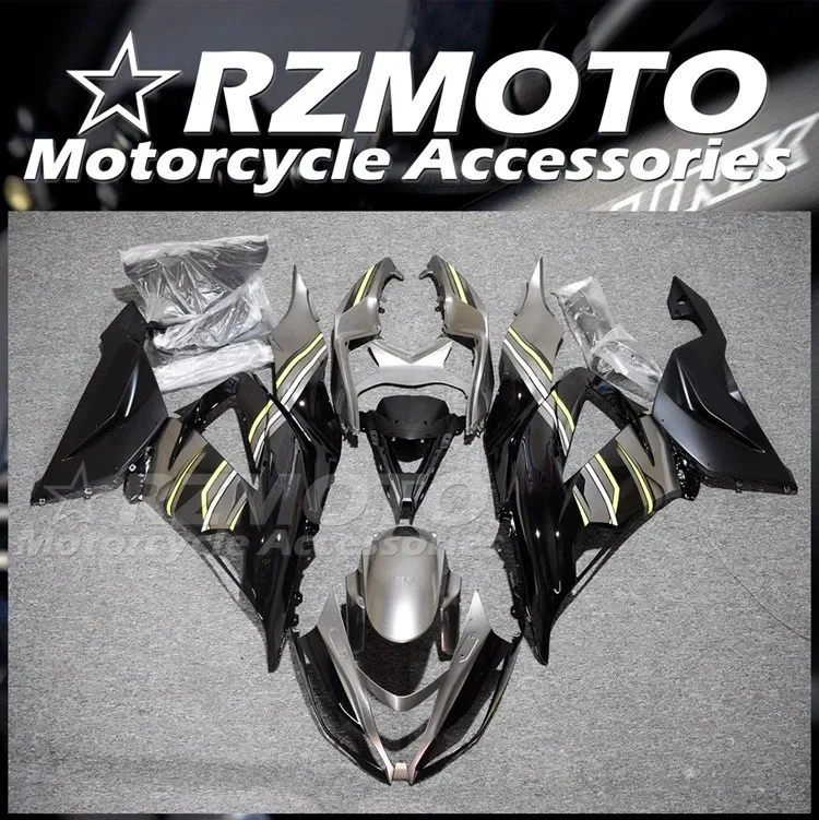 New ABS Fairings Kit Fit For KAWASAKI ZX-6R 13 14 15 16 17 ZX6R 636 2013 2014 2015 2016 2017 2018 Bodywork Set Custom Gray Black