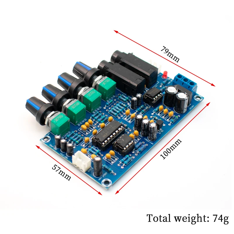 WAVGAT XH-M173 Microphone Amplifier Board Karaoke Reverberation Dual Double Power AC 6V 20V AC 12V Transformer