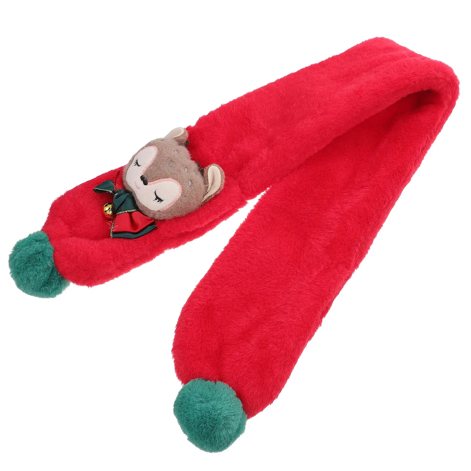 ผ้าพันคอเด็กน่ารัก ลายสุนัขจิ้งจอก สำหรับฤดูหนาว ของขวัญคริสต์มาส ผ้าพันคอเด็ก ผ้าพันคอสำหรับเด็ก