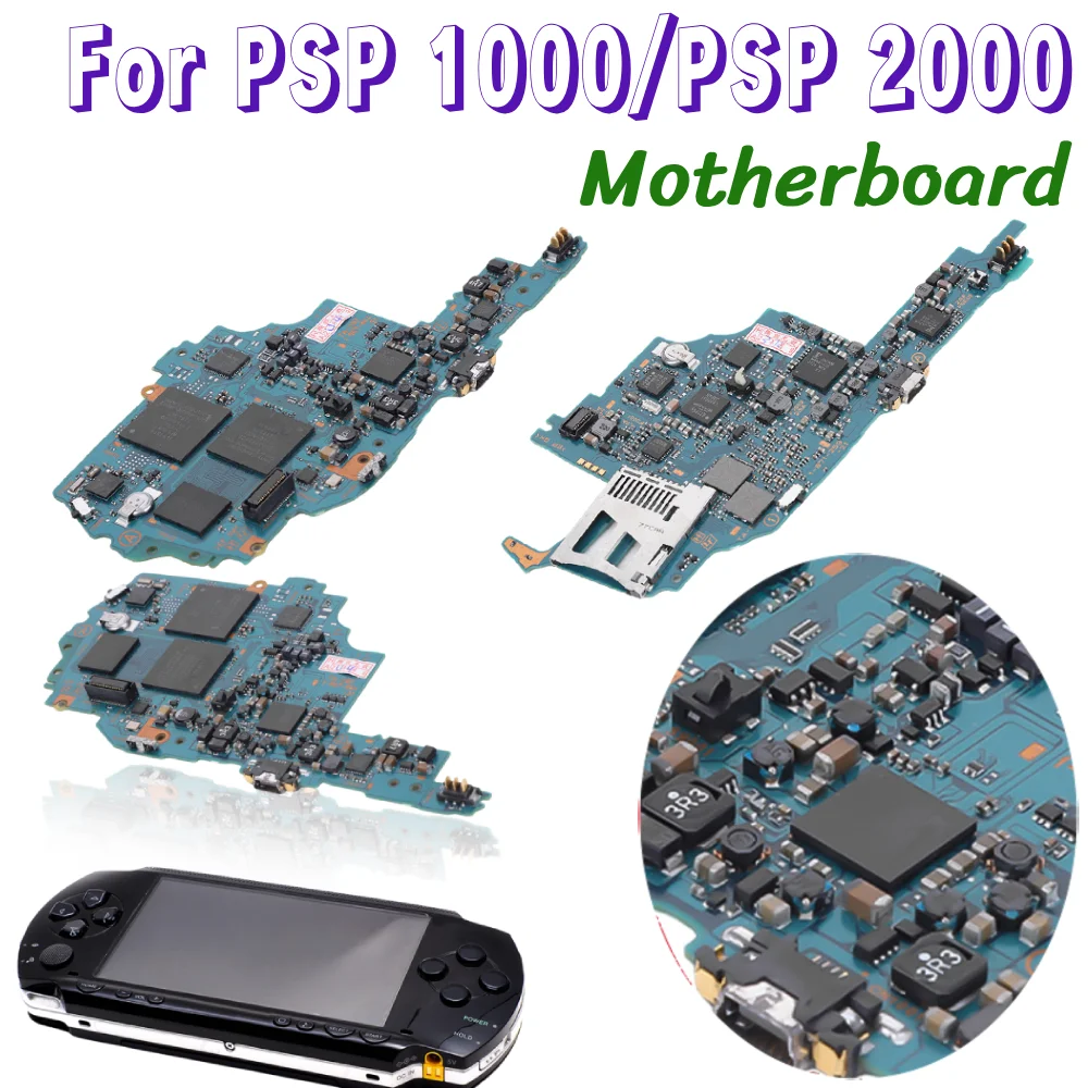 

Game Console Motherboard Replacement Spare Accessories Mainboard Repair Part Main Board PCB Board for PSP 2000/PSP 1000 TA081