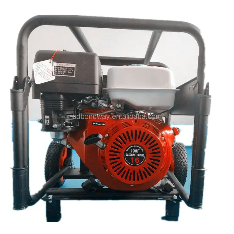 Low Noise Electric Generator Machine Air Cooled Open Type 7kw Diesel/gasoline  Generator Portable for low price