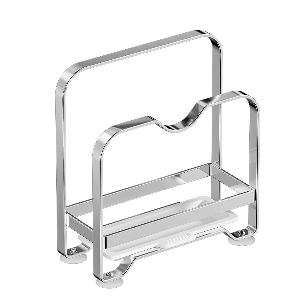 

Вертикальная подставка для разделочных досок, влагостойкая, противоскользящая, для хранения крышек, экономит место, нержавеющая, для разделочных досок и крышек, для шкафа