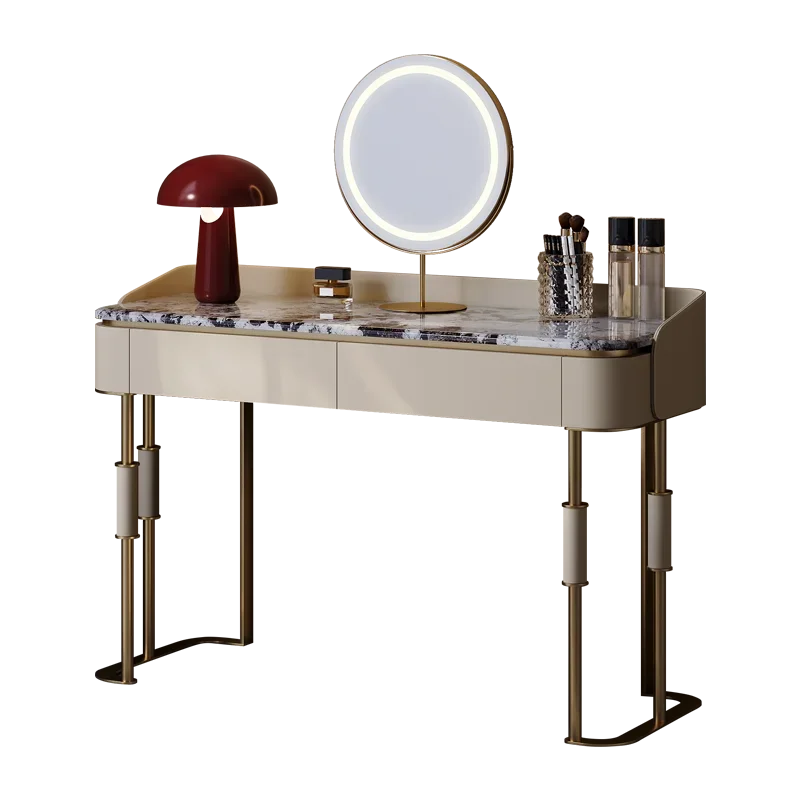 Light luxury dresser bedroom marble high-end custom Italian fashion high-end simple makeup table