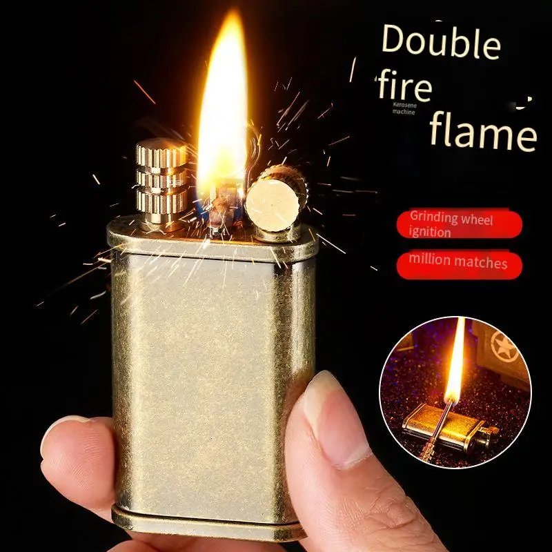 New Leader CF2.1 Million Matches, Kerosene Machine, Dual-purpose Laser Engraving Lighter, Private Gift Lighter, Small Tool