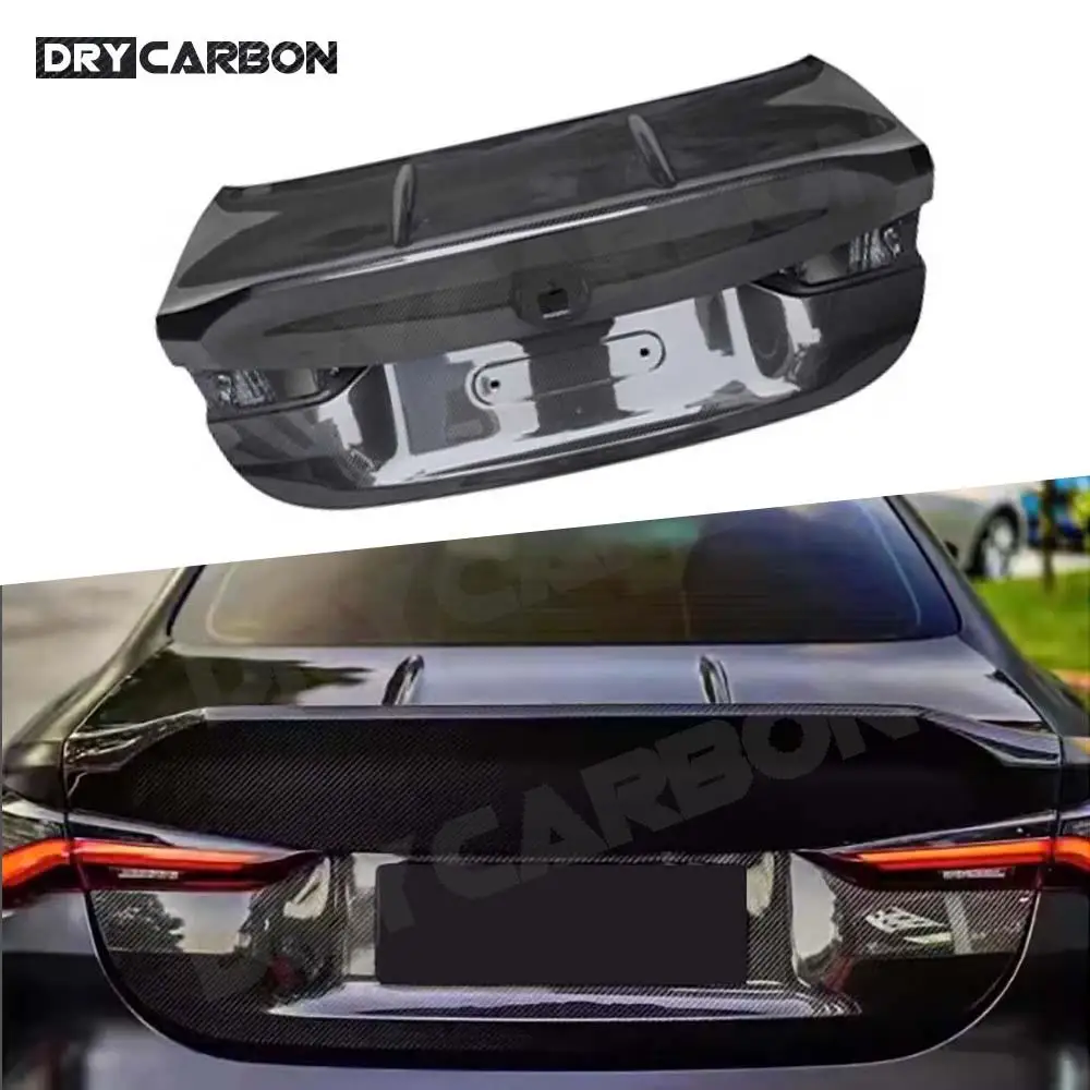 

Car Rear Boot Flaps Plate Tailgate Decklid Panel Spoiler Wing Trunk Lid Body Kits For BMW 3 4 Series G80 M3 G82 G83 M4 2021+