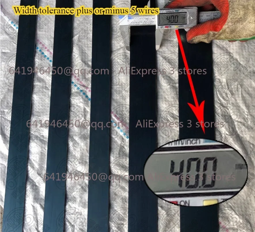 65mn Hoge elastische verenstaalstrip Dikte 0,5-2,5 mm Uitgedraaide mangaanstaalplaat Harde veerpakkingen Lengte 500 mm