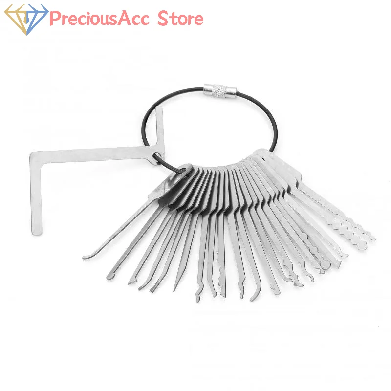 .Hot Sale-21-in-1 Set Pro Tools Universal Padlock Repair Kit Portable Metal Daily Lock Maintenance