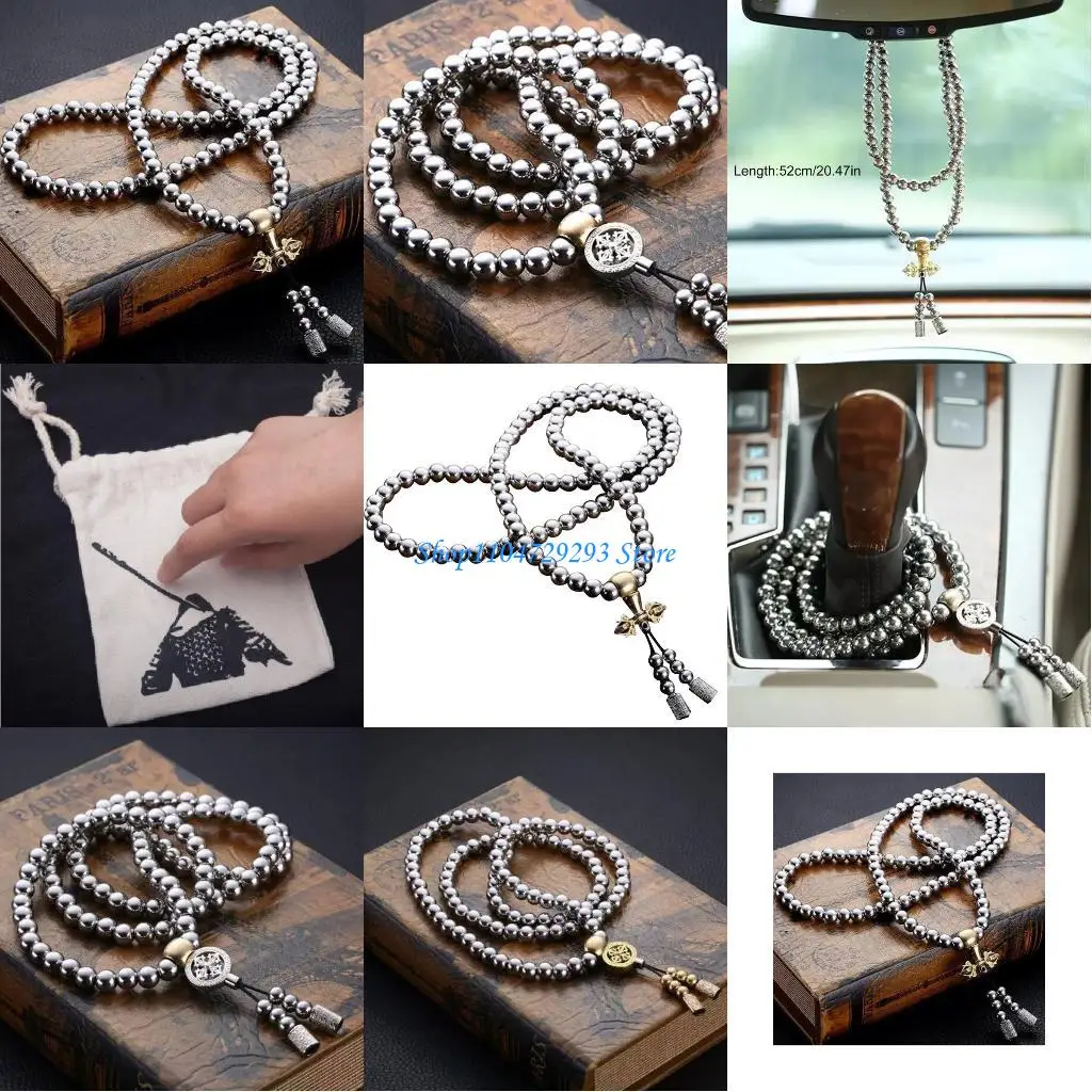 

Y2GD однотонное ожерелье с бусинами на запястье, 108 бусин, ожерелье из бусин для защиты, судьба, Непал, молитвенный браслет из