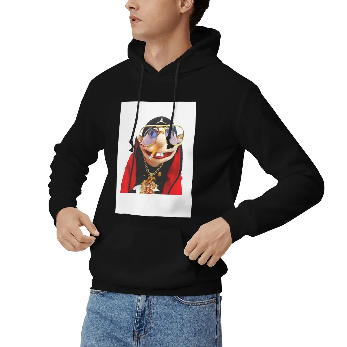 SML Rapper Jeffy Hoodies Men Women Casual Pullover Sweatshirt Fashion Long Sleeve Clothing Autumn Winter