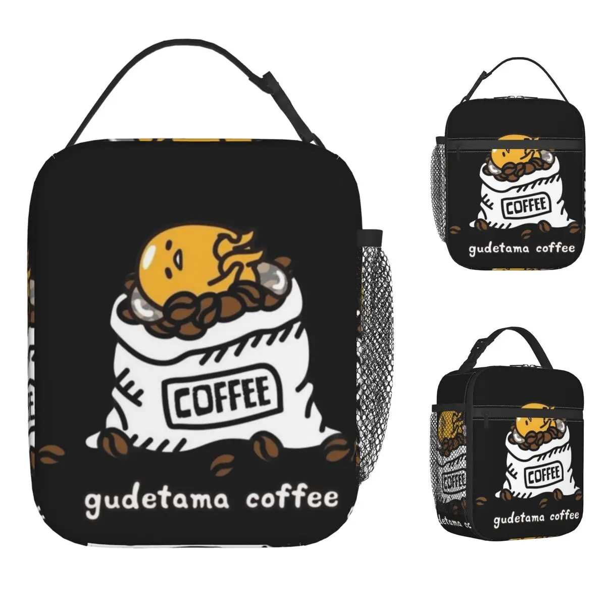 

Gudetama кофейная изолированная сумка для обеда портативный контейнер для ленивого яйца термосумка ланч-бокс сумка школьный пикник сумка Bento
