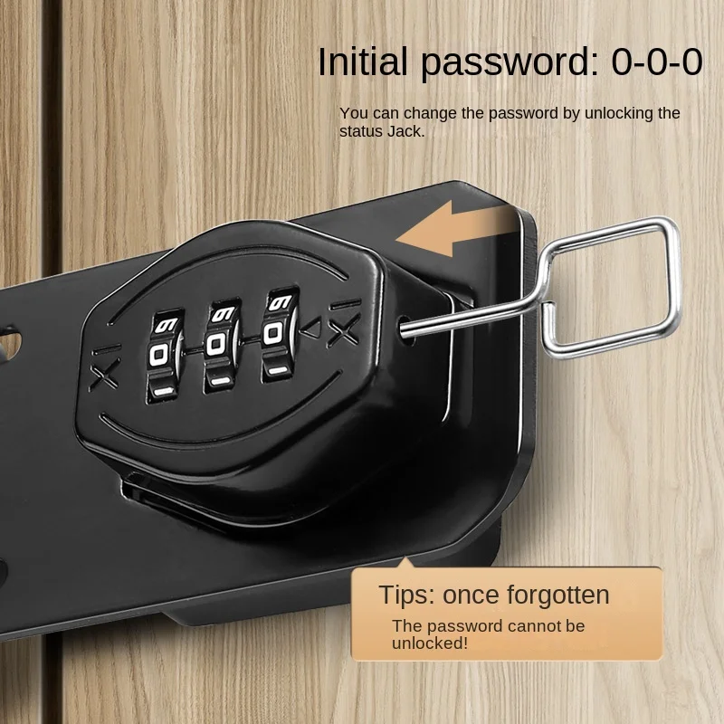 Multipurpose Locks for Storage Cabinet, File Cabinet,High Security Anti-Theft Lock for Door and Cabinet with Password Protection