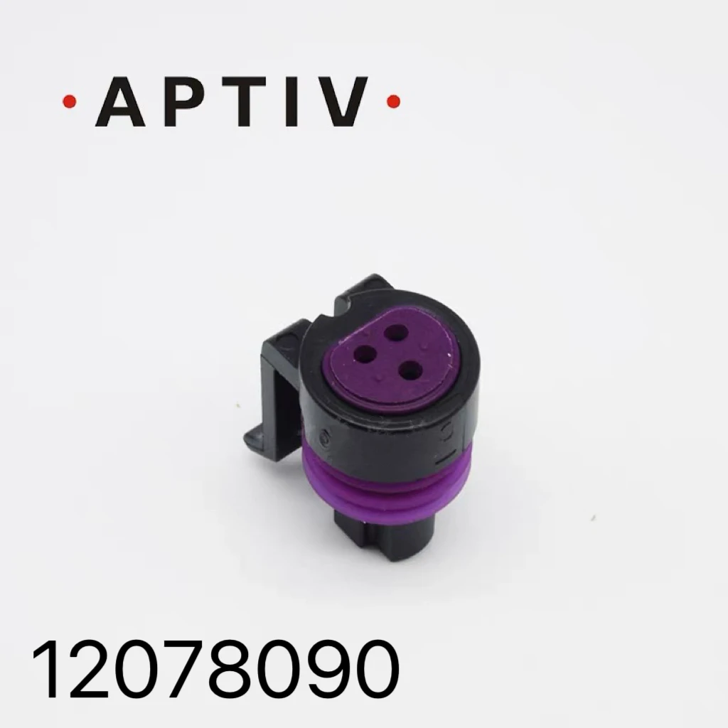 12078090 APTIV 3 Way Black Metri-Pack 150 Sealed Female Connector Assembly, Max Current 14 amps Wire-to-wire connector