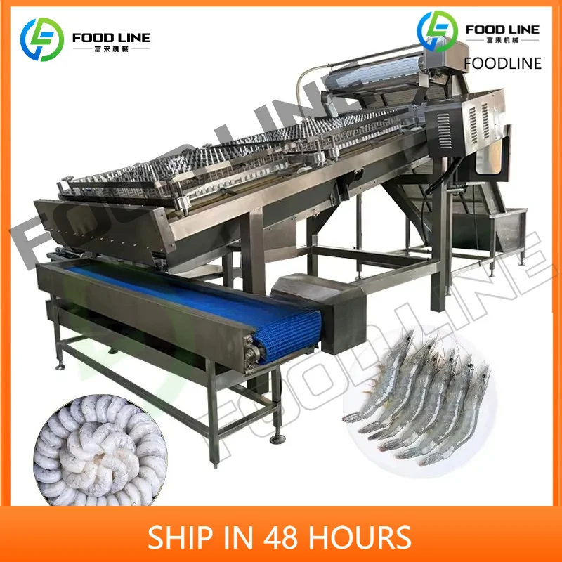 Automatic Shrimp Peeler / Shrimp Shell Removal Machine / Shrimp Deveiner Peeling Machine Customized