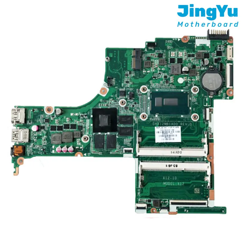 For HP Pavilion 17-G 15-AB Notebook Mainboard  DAX12MB1AD0 Laptop Motherboard CPU  I7-5500U DDR3L GPU 940M 4G