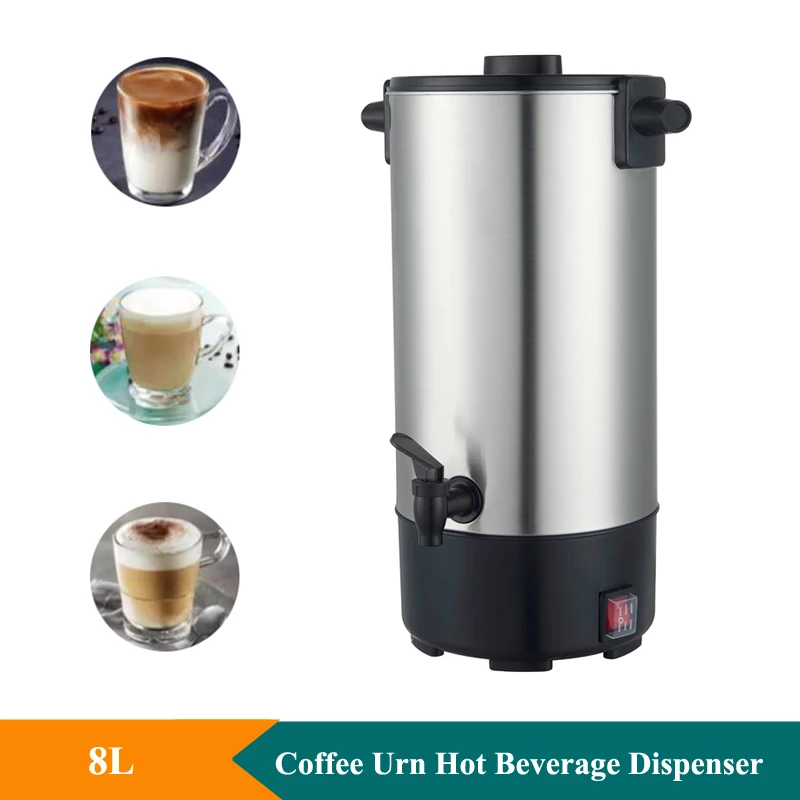 

Electric Fast Brew Coffee Urn 40 Cups Large Capacity Coffee Dispenser Tea Bucket Coffee Urn Hot Beverage Dispenser