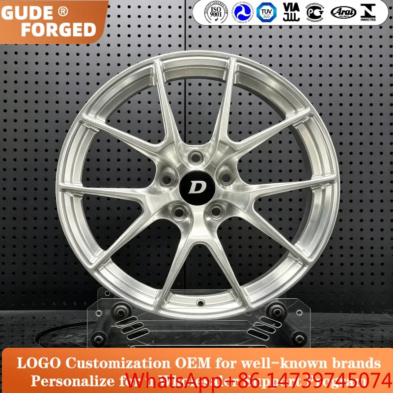 Custom Aftermarket RimsGUDE VS-5RS Fully Forged 6061-T6 Aluminum New For Passenger Car Wheels 5x114.3 5x112 Side-Milled Spokes