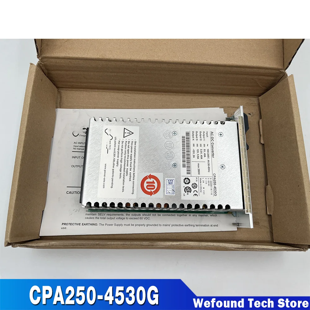 Industrial Control Power Supply For Power One AC-DC Converter CPA250-4530G