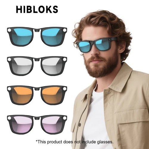 Hibloks para RayBan Meta Wayfarer RW4008/RW4012 53-22 gafas Clip gafas de sol polarizadas coloridas lentes protección antideslumbrante