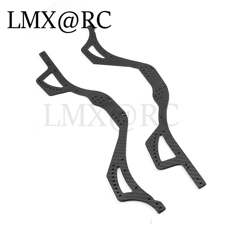 Jeu de rails de châssis en fibre d'arbon pour Axial SCX10 PRO 1/10 RC Inoler, pièces de mise à niveau de voiture, accessoires