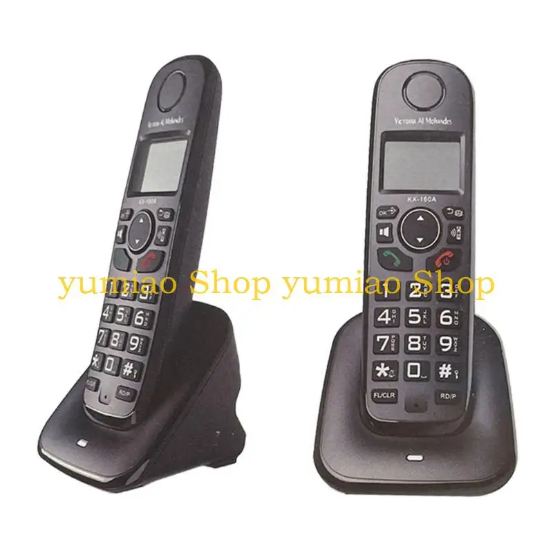 587B KX160A Cordless Landlines Phone with Call Blocking, Speed Dialings Option 1 Handset