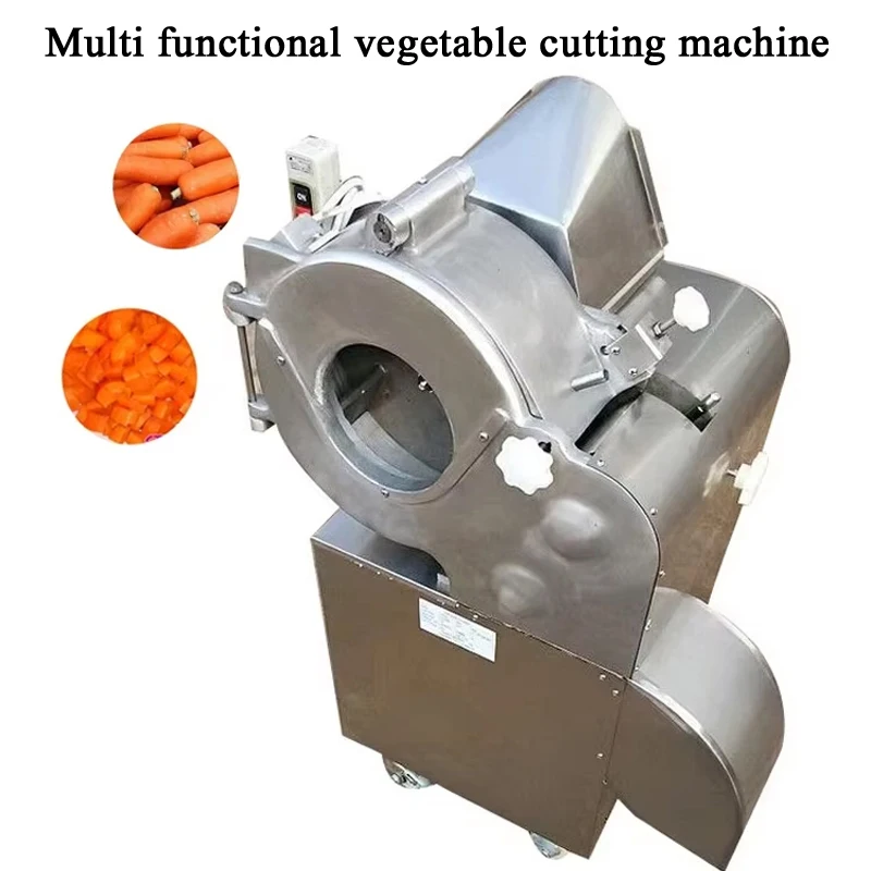 Food Cutter Cucumber Slicer Carrot Shredding Machine Vegetable Fruit Cutting Machine Potato Diced Dicing Machine
