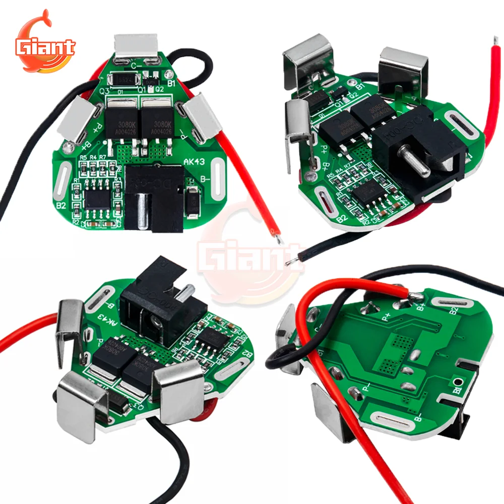 12.6V 3S Lithium Battery Protection Board Electric Drill Battery Pack Protection Board MOS Tube Battery Equalizer Circuit Board