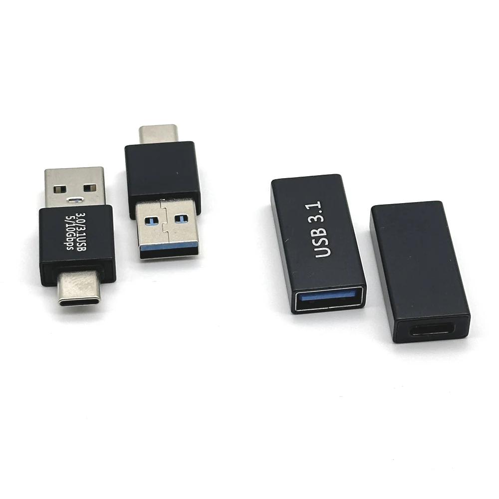 USB C to USB 3.1 10Gbps Adapter USB A to USB C Adapter USB C Male to USB 3.0 A Female Adapter for Laptop PC Charger Power Bank