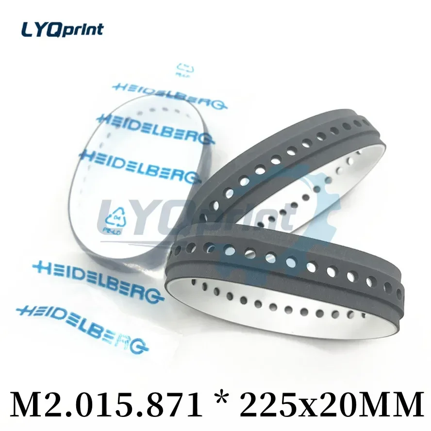 

Высококачественные 3-компонентные вакуумные ленты M2.015.843F M2.015.871 SM74 Belt SM52 CD102, запчасти для печатных машин Heidelberg, 230x20 мм