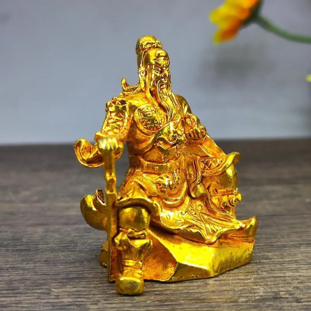 Guanyu buddha statue - guan gong, guan yunchang Ornament Decoration Tea Pet Figurines Desk Decor Accessories