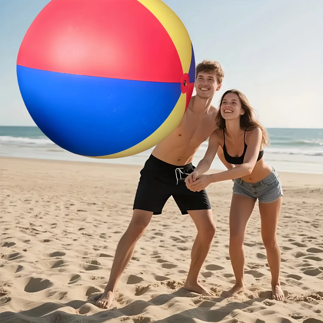 야외 잔디 장난감용 대형 풍선 공 부모 자녀 상호작용 장난감 유치원 스포츠 행사, 해변용 거대 공