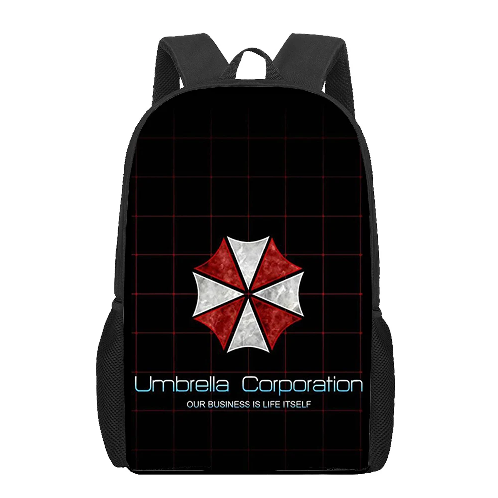 Umbrella Corporation Men Backpack Kids Boys Backpacks School Bags for Teenage Daily Bagpack Book Bag Packs Bookbag