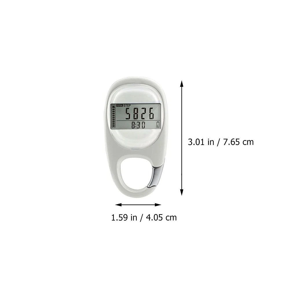 1PCS 3 Counter Clip Mount Fitness Tracker Running Pedometer Full Screen Display Senior Elderly Sports Accessory Step