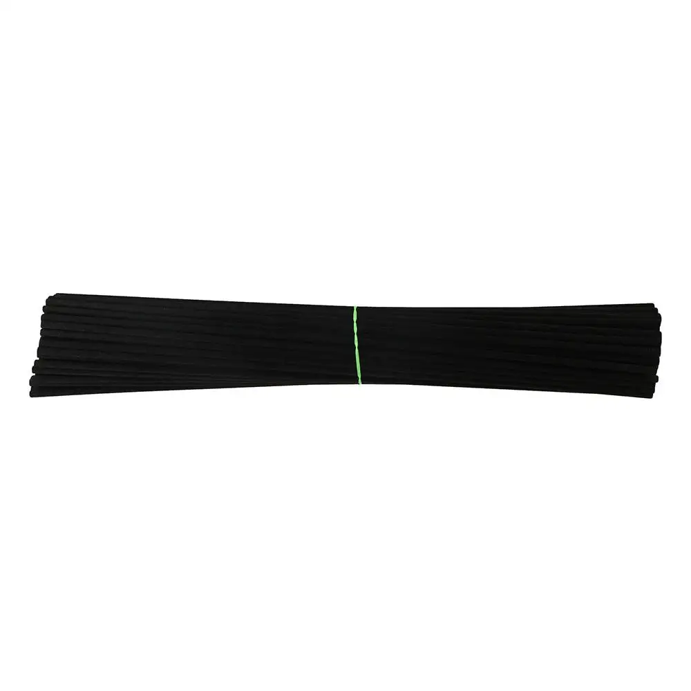 100Pcs 3mm*25cm Fiber Reed Diffuser Sticks Portable Black/White/Wood color Aromatherapy Refill Sticks Easy To Use